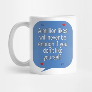 Social media detox - inspirational t-shirt gift idea Mug